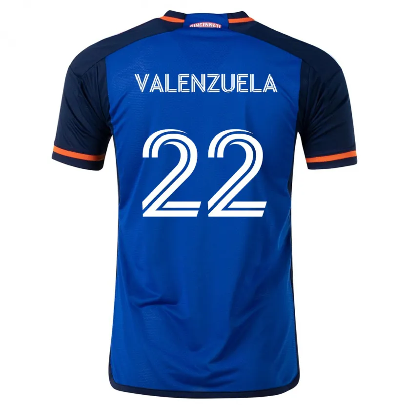 Danxen Kid Gerardo Valenzuela #22 Blue White Home Jersey 2024/25 T-Shirt