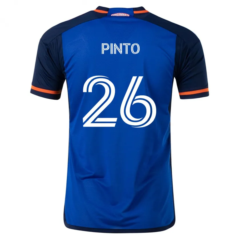 Danxen Kid Malik Pinto #26 Blue White Home Jersey 2024/25 T-Shirt