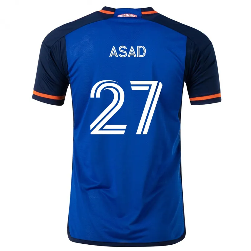 Danxen Kid Yamil Asad #27 Blue White Home Jersey 2024/25 T-Shirt