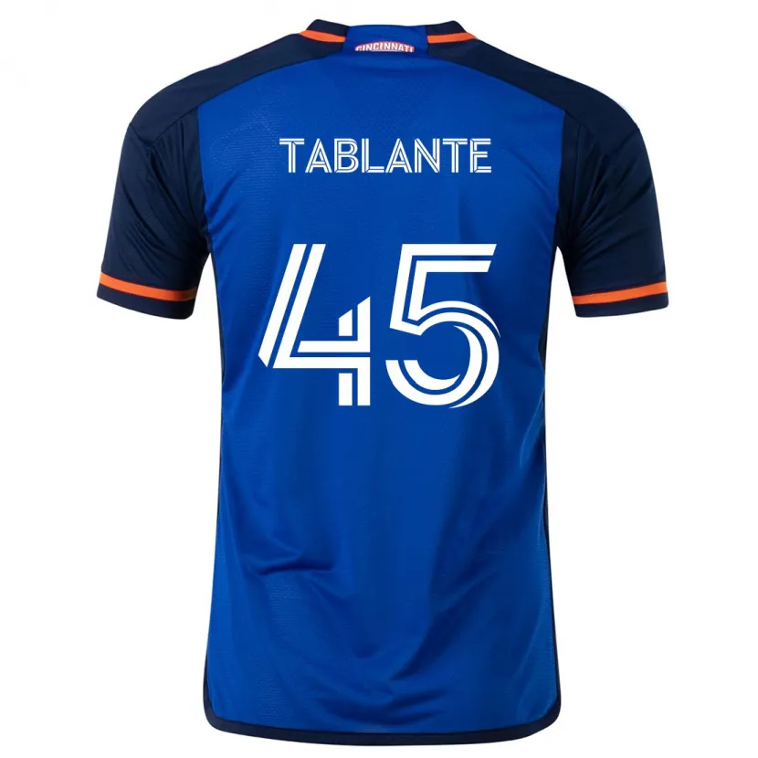 Danxen Kid Moises Tablante #45 Blue White Home Jersey 2024/25 T-Shirt