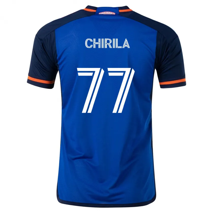 Danxen Kid Stefan Chirila #77 Blue White Home Jersey 2024/25 T-Shirt