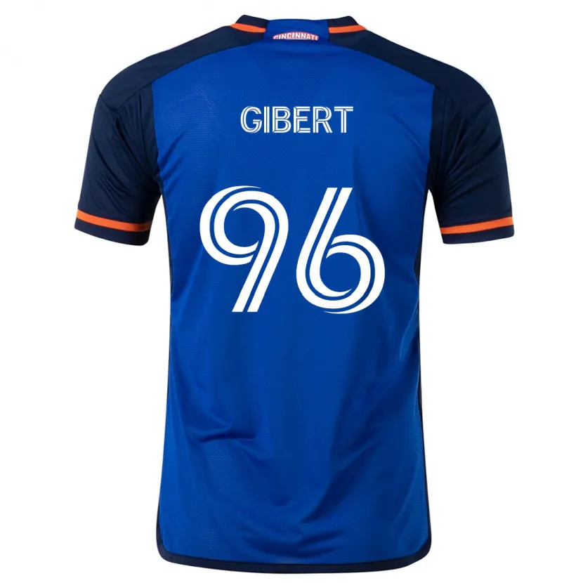 Danxen Kid Gaël Gibert #96 Blue White Home Jersey 2024/25 T-Shirt