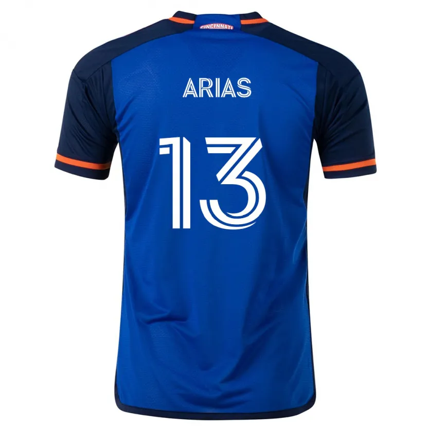 Danxen Kid Santiago Arias #13 Blue White Home Jersey 2024/25 T-Shirt