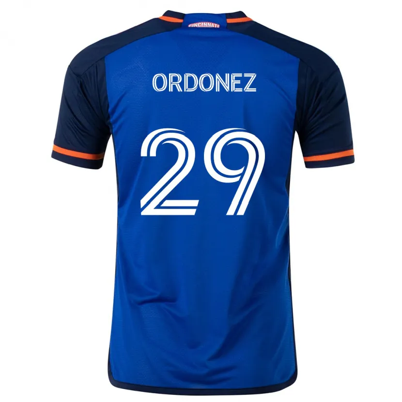 Danxen Kid Arquímides Ordóñez #29 Blue White Home Jersey 2024/25 T-Shirt