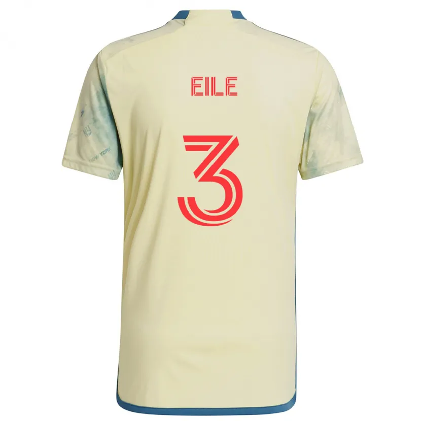 Danxen Kid Noah Eile #3 Yellow Red Blue Home Jersey 2024/25 T-Shirt