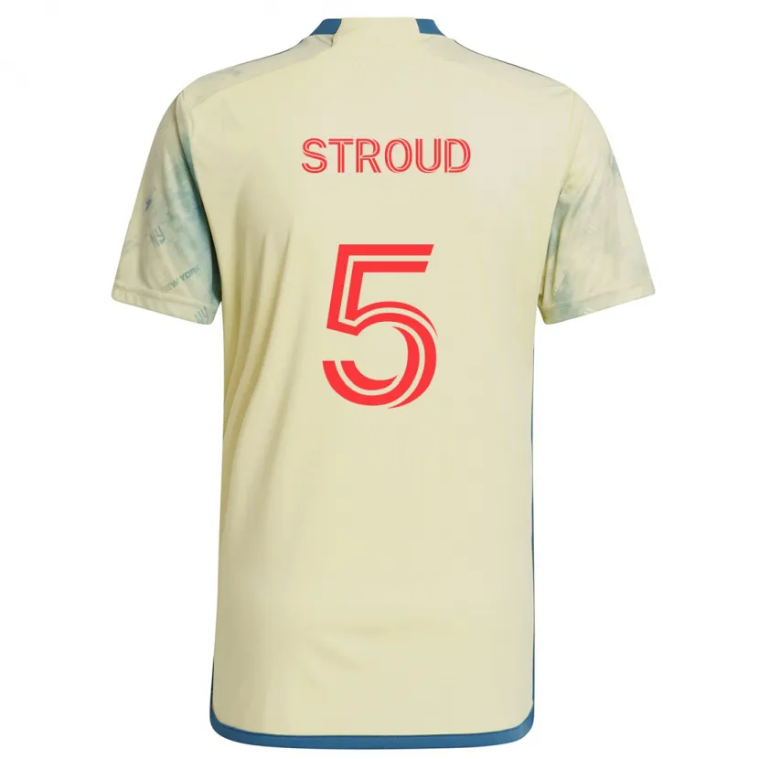 Danxen Kid Peter Stroud #5 Yellow Red Blue Home Jersey 2024/25 T-Shirt