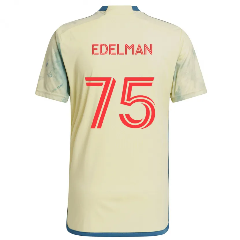 Danxen Kid Daniel Edelman #75 Yellow Red Blue Home Jersey 2024/25 T-Shirt