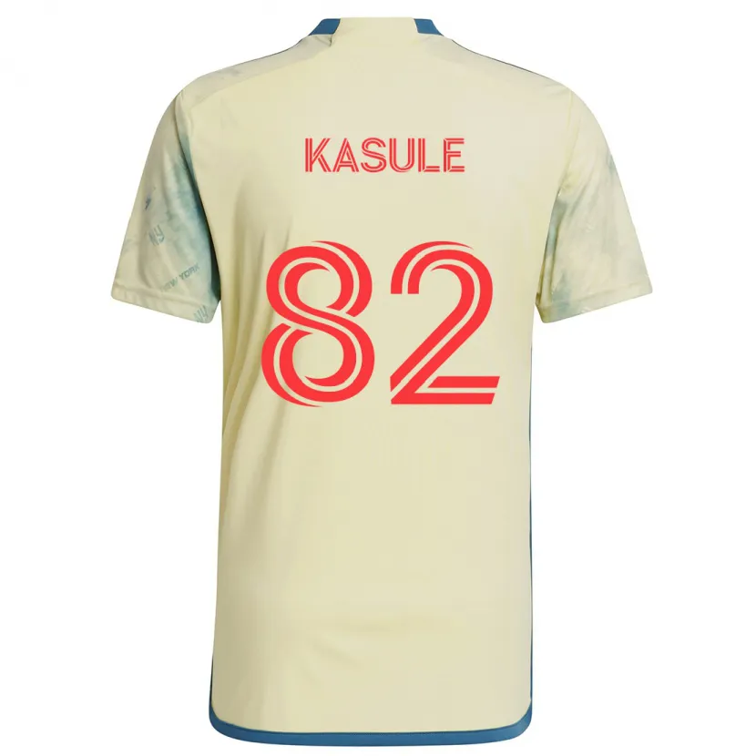 Danxen Kid Ibrahim Kasule #82 Yellow Red Blue Home Jersey 2024/25 T-Shirt