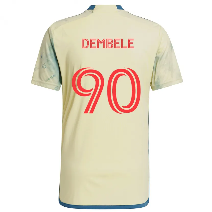 Danxen Kid Malick Dembele #90 Yellow Red Blue Home Jersey 2024/25 T-Shirt