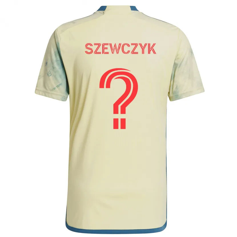 Danxen Kid Tobias Szewczyk #0 Yellow Red Blue Home Jersey 2024/25 T-Shirt