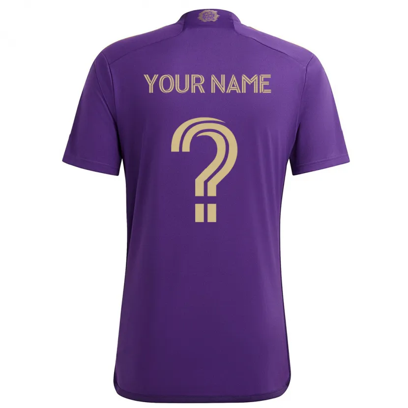 Danxen Kid Your Name #0 Purple Yellow Home Jersey 2024/25 T-Shirt