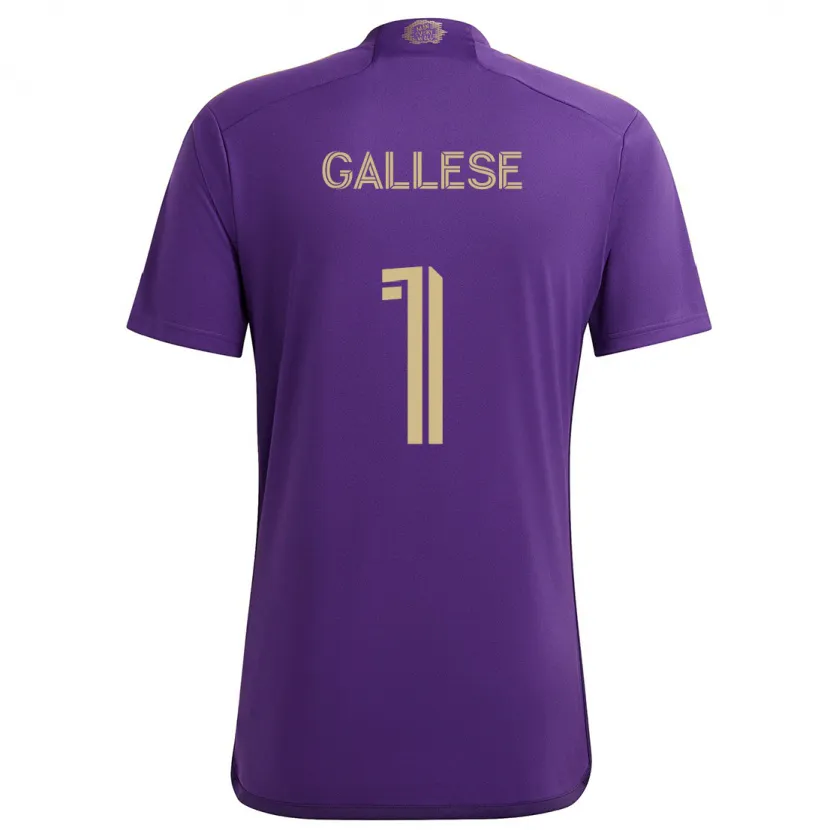 Danxen Kid Pedro Gallese #1 Purple Yellow Home Jersey 2024/25 T-Shirt