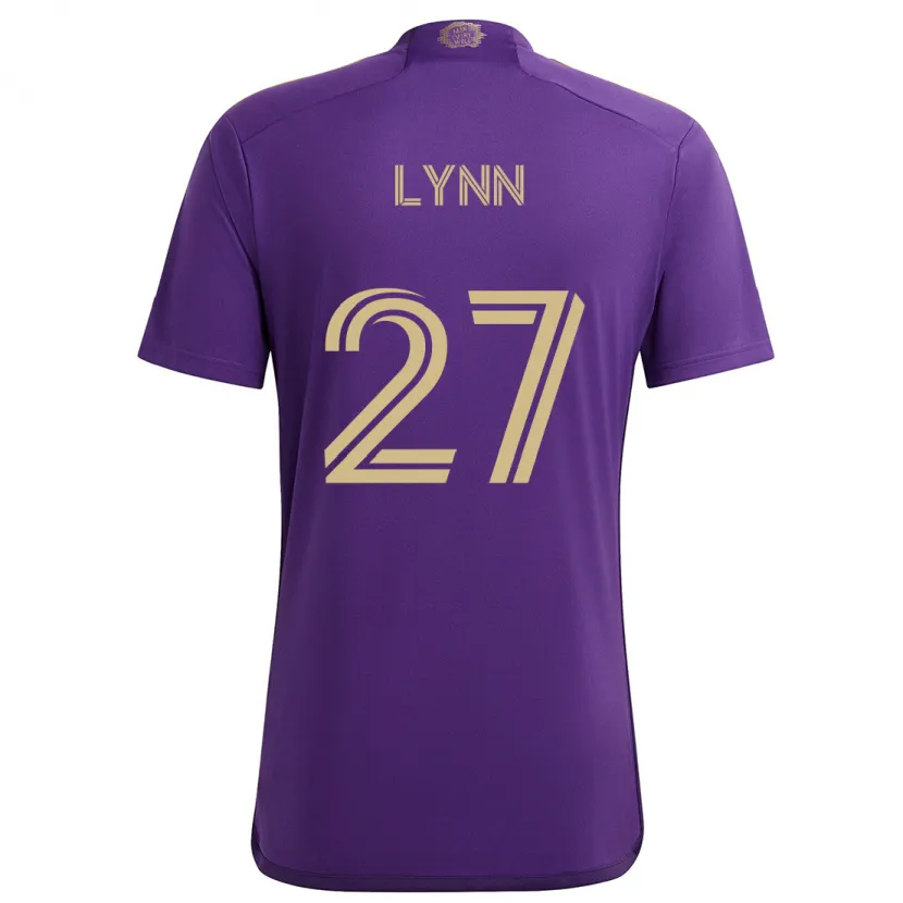 Danxen Kid Jack Lynn #27 Purple Yellow Home Jersey 2024/25 T-Shirt