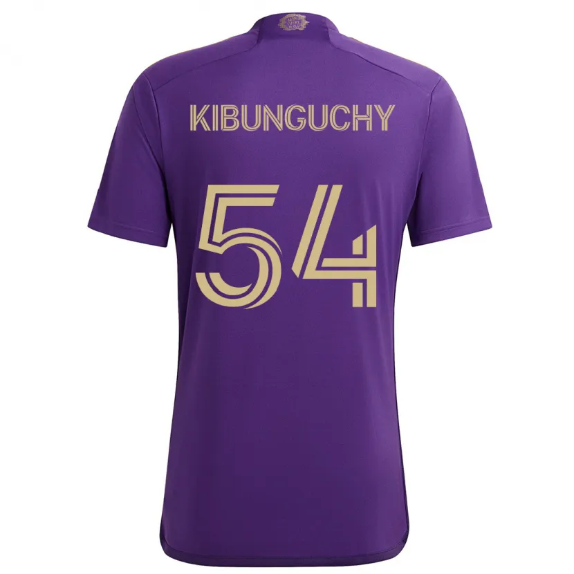 Danxen Kid Nabi Kibunguchy #54 Purple Yellow Home Jersey 2024/25 T-Shirt