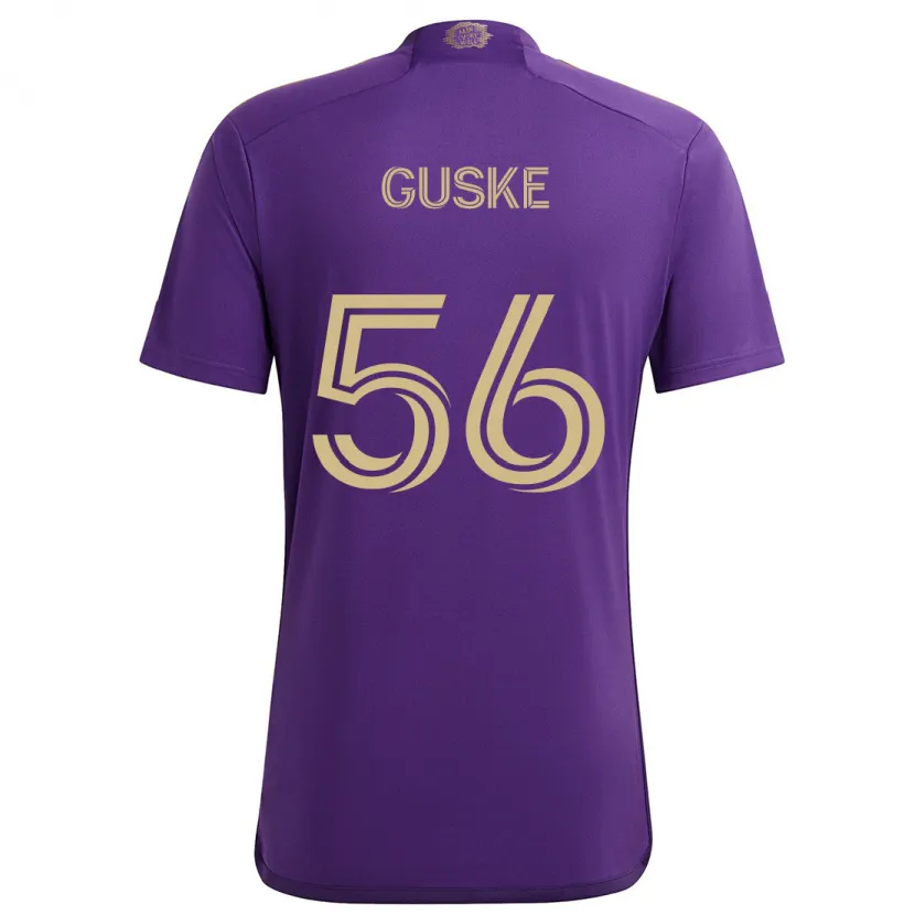 Danxen Kid Colin Guske #56 Purple Yellow Home Jersey 2024/25 T-Shirt