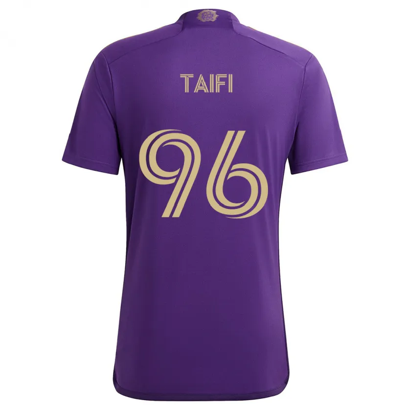 Danxen Kid Zakaria Taifi #96 Purple Yellow Home Jersey 2024/25 T-Shirt