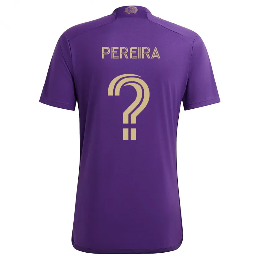 Danxen Kid Dominic Pereira #0 Purple Yellow Home Jersey 2024/25 T-Shirt