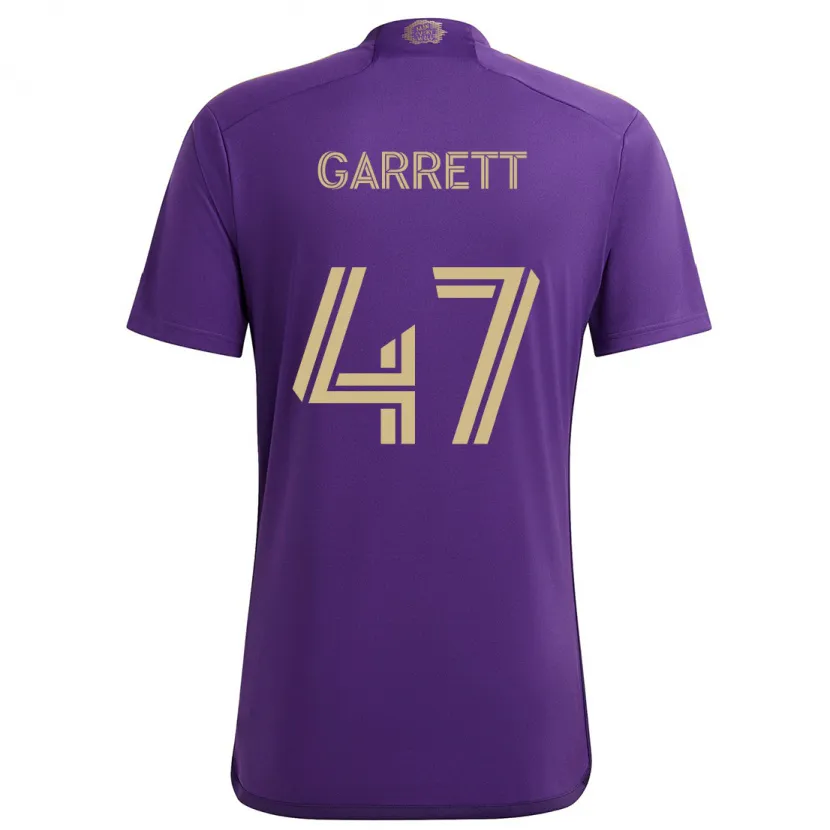 Danxen Kid Ian Garrett #47 Purple Yellow Home Jersey 2024/25 T-Shirt