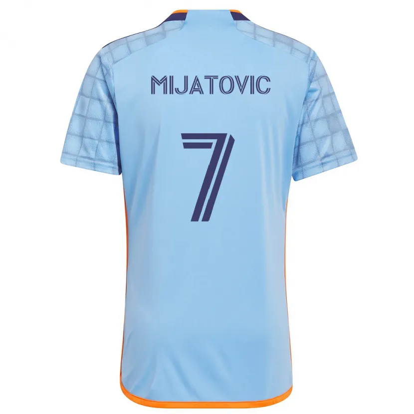 Danxen Kid Jovan Mijatovic #7 Blue Orange Home Jersey 2024/25 T-Shirt