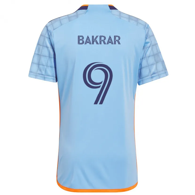 Danxen Kid Monsef Bakrar #9 Blue Orange Home Jersey 2024/25 T-Shirt