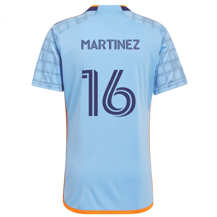 Danxen Kid Alonso Martínez #16 Blue Orange Home Jersey 2024/25 T-Shirt