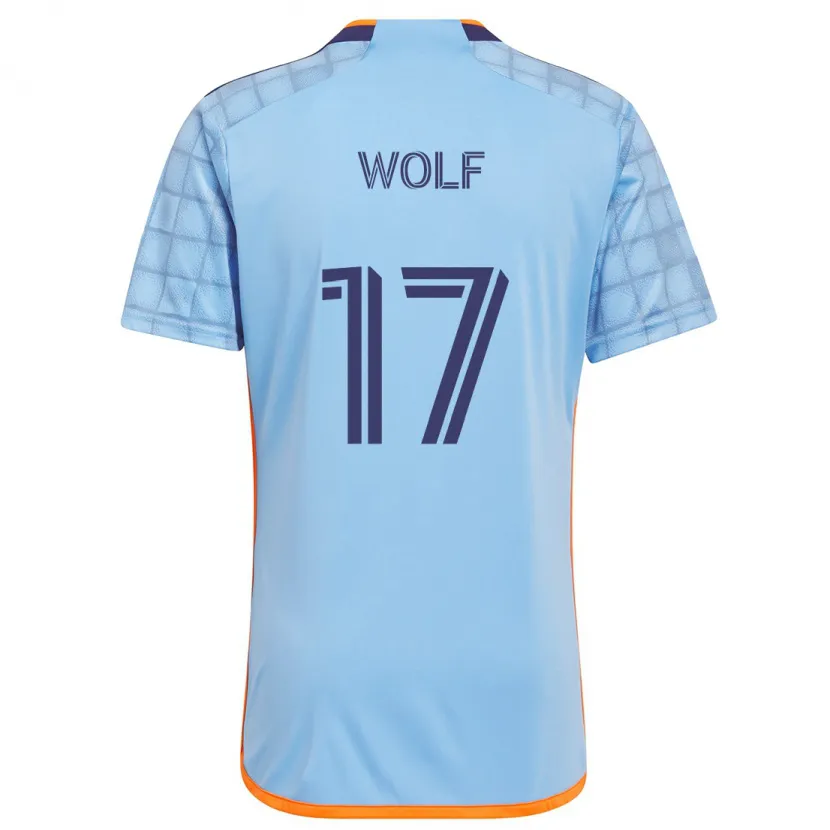 Danxen Kid Hannes Wolf #17 Blue Orange Home Jersey 2024/25 T-Shirt