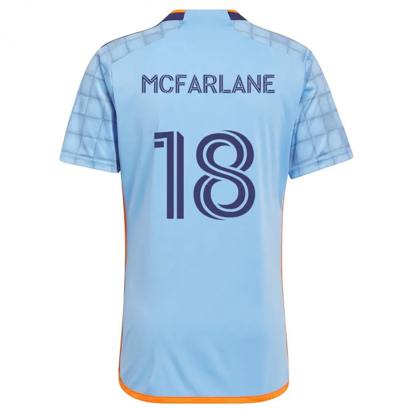 Danxen Kid Christian Mcfarlane #18 Blue Orange Home Jersey 2024/25 T-Shirt