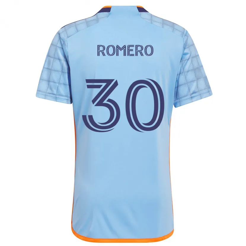 Danxen Kid Tomás Romero #30 Blue Orange Home Jersey 2024/25 T-Shirt