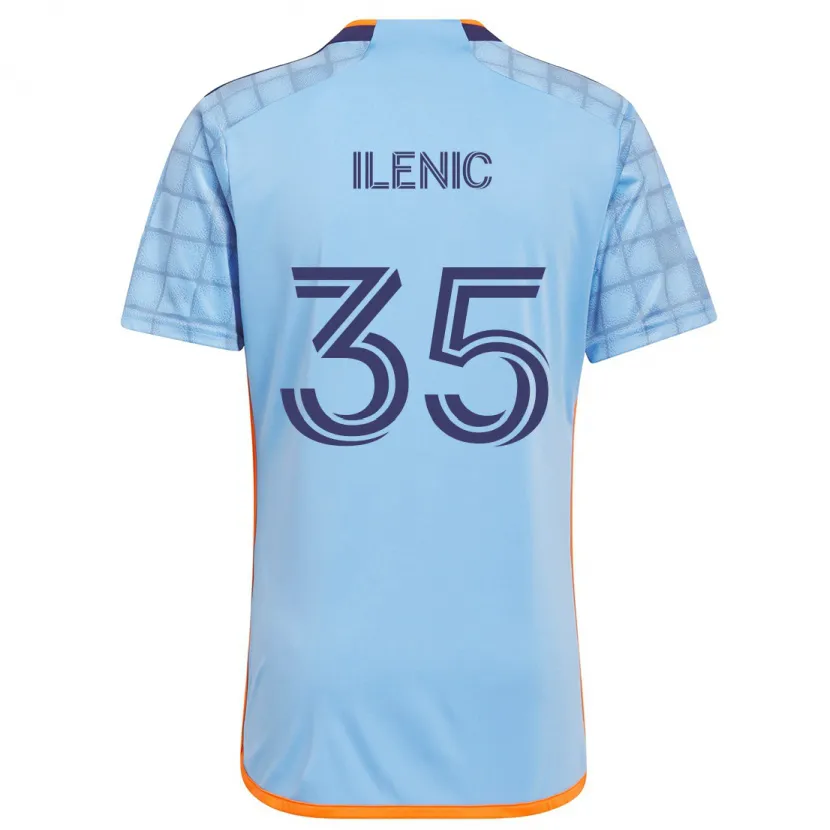 Danxen Kid Mitja Ilenic #35 Blue Orange Home Jersey 2024/25 T-Shirt