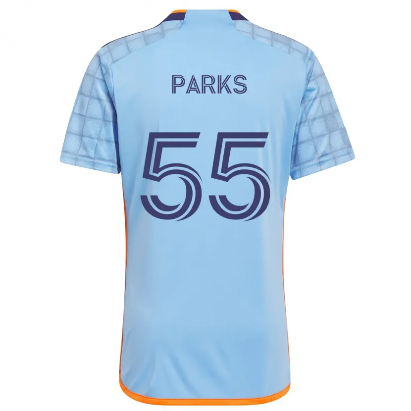 Danxen Kid Keaton Parks #55 Blue Orange Home Jersey 2024/25 T-Shirt