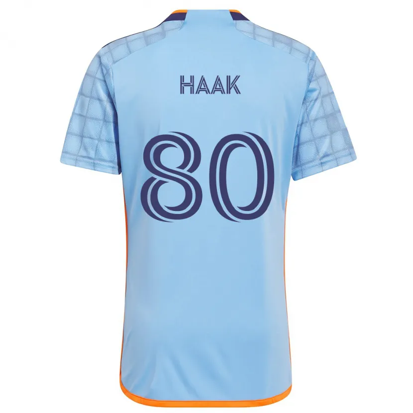 Danxen Kid Justin Haak #80 Blue Orange Home Jersey 2024/25 T-Shirt