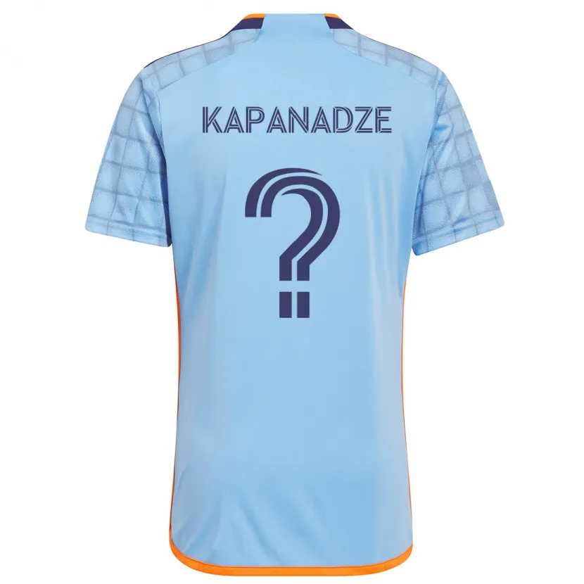 Danxen Kid Nicholas Kapanadze #0 Blue Orange Home Jersey 2024/25 T-Shirt