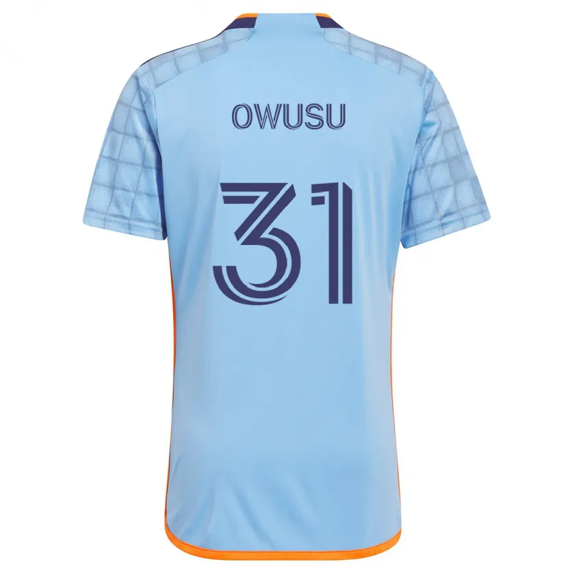 Danxen Kid Samuel Owusu #31 Blue Orange Home Jersey 2024/25 T-Shirt