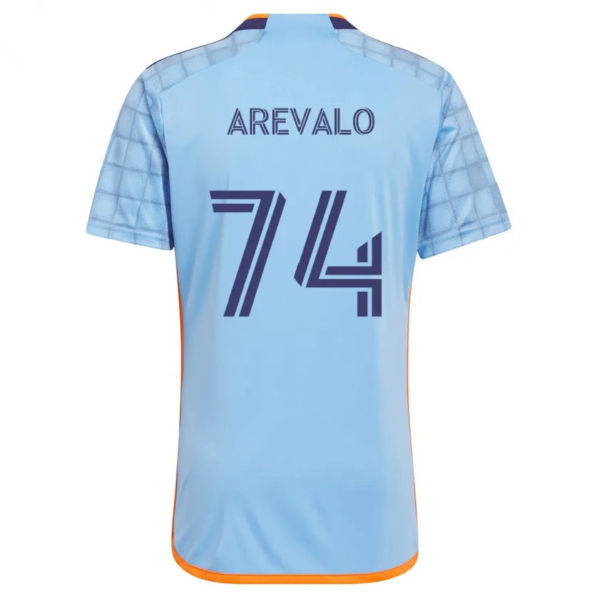 Danxen Kid Ronny Arévalo #74 Blue Orange Home Jersey 2024/25 T-Shirt