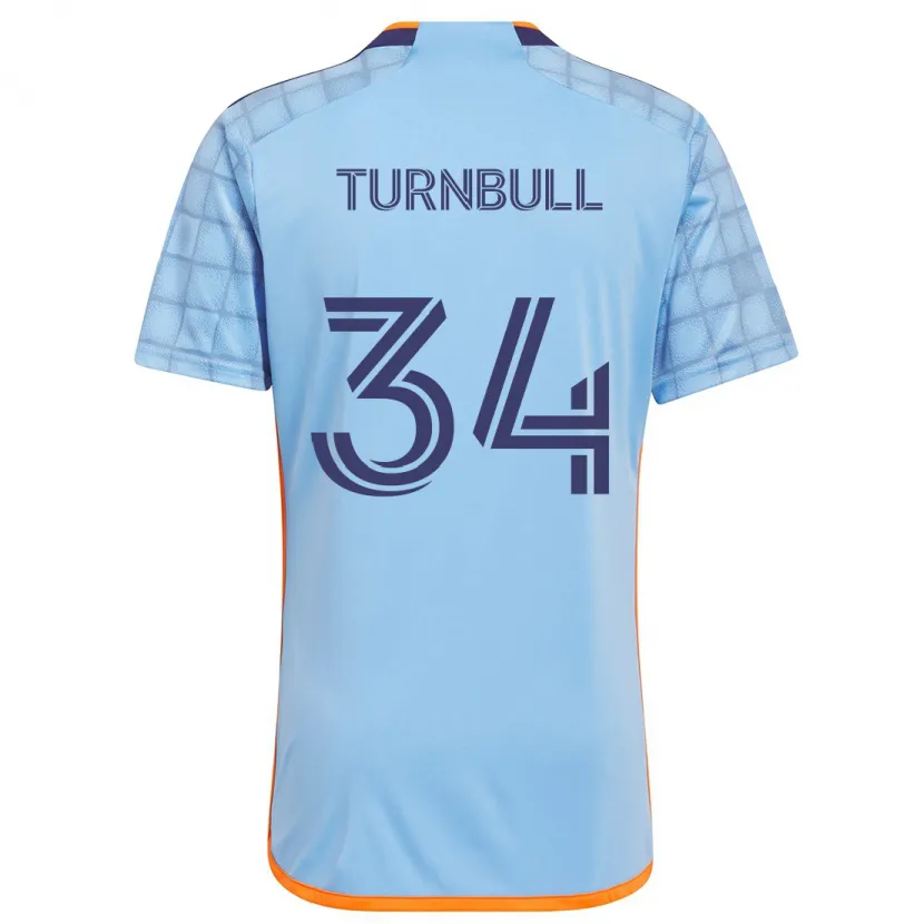 Danxen Kid Stephen Turnbull #34 Blue Orange Home Jersey 2024/25 T-Shirt