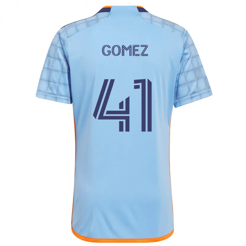 Danxen Kid Julián Gómez #41 Blue Orange Home Jersey 2024/25 T-Shirt