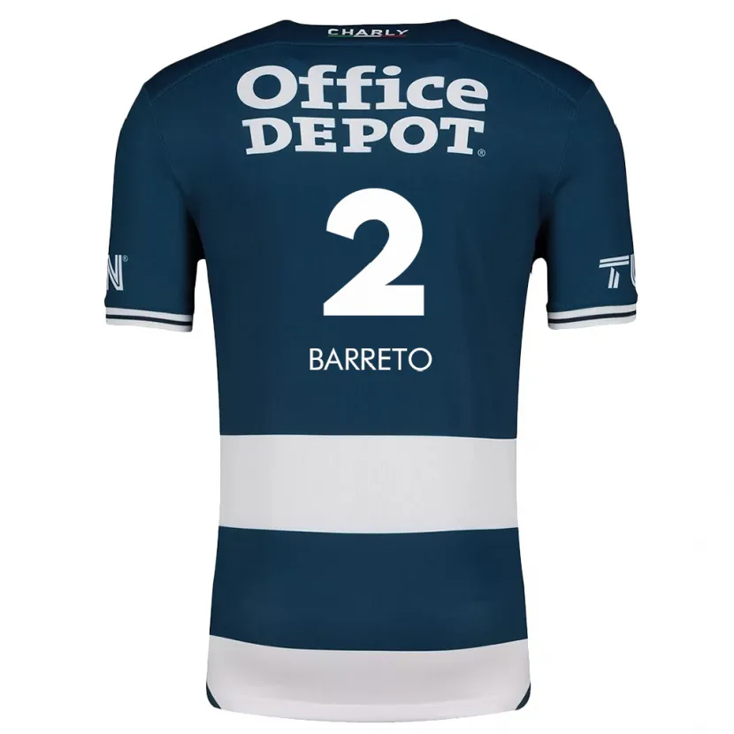 Danxen Kid Sergio Barreto #2 Blue White Home Jersey 2024/25 T-Shirt