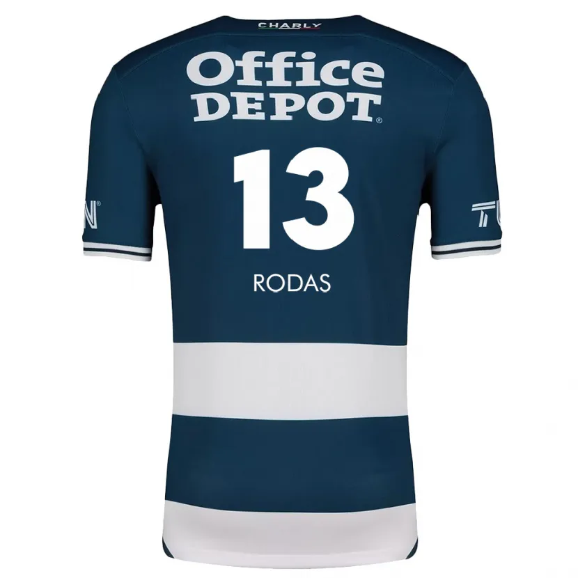 Danxen Kid Carlos Rodas #13 Blue White Home Jersey 2024/25 T-Shirt