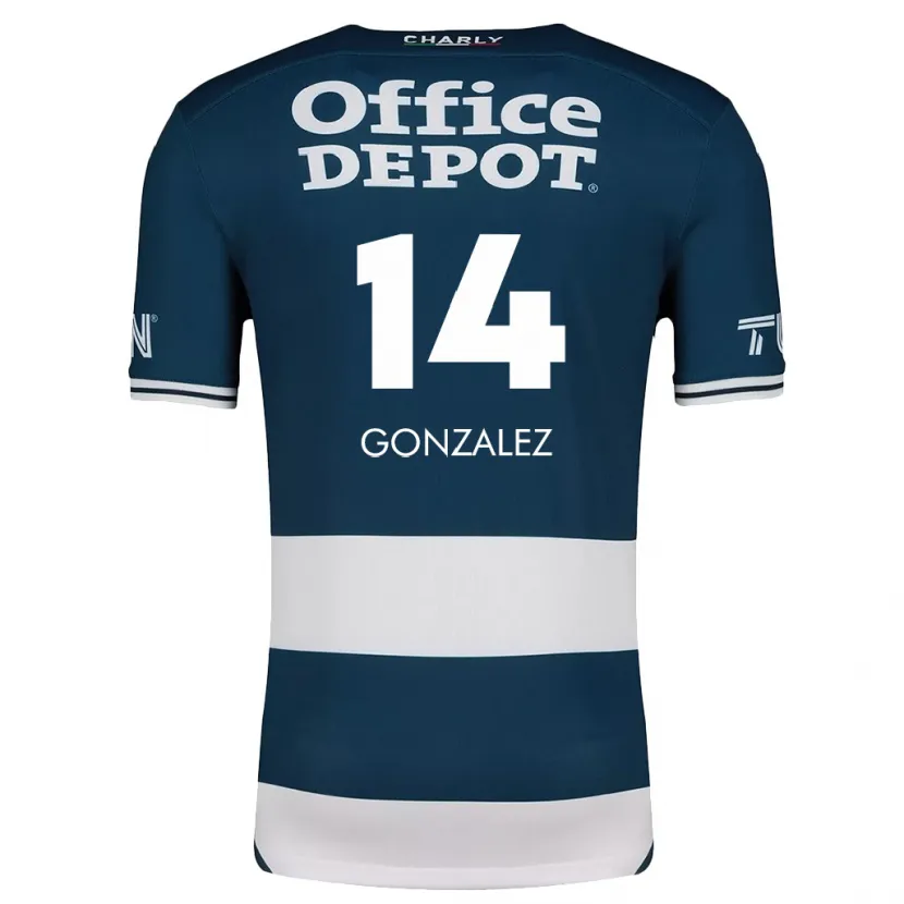 Danxen Kid Arturo González #14 Blue White Home Jersey 2024/25 T-Shirt