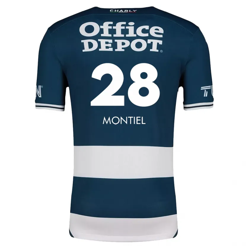 Danxen Kid Elías Montiel #28 Blue White Home Jersey 2024/25 T-Shirt