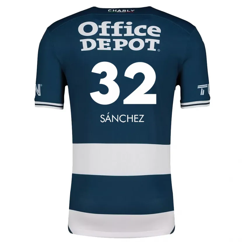 Danxen Kid Carlos Sánchez #32 Blue White Home Jersey 2024/25 T-Shirt