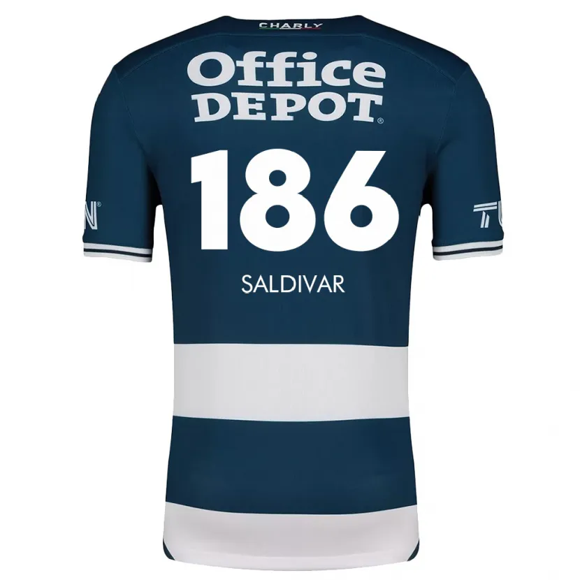 Danxen Kid José Saldívar #186 Blue White Home Jersey 2024/25 T-Shirt