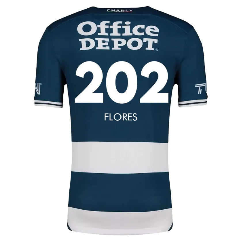 Danxen Kid Luis Flores #202 Blue White Home Jersey 2024/25 T-Shirt