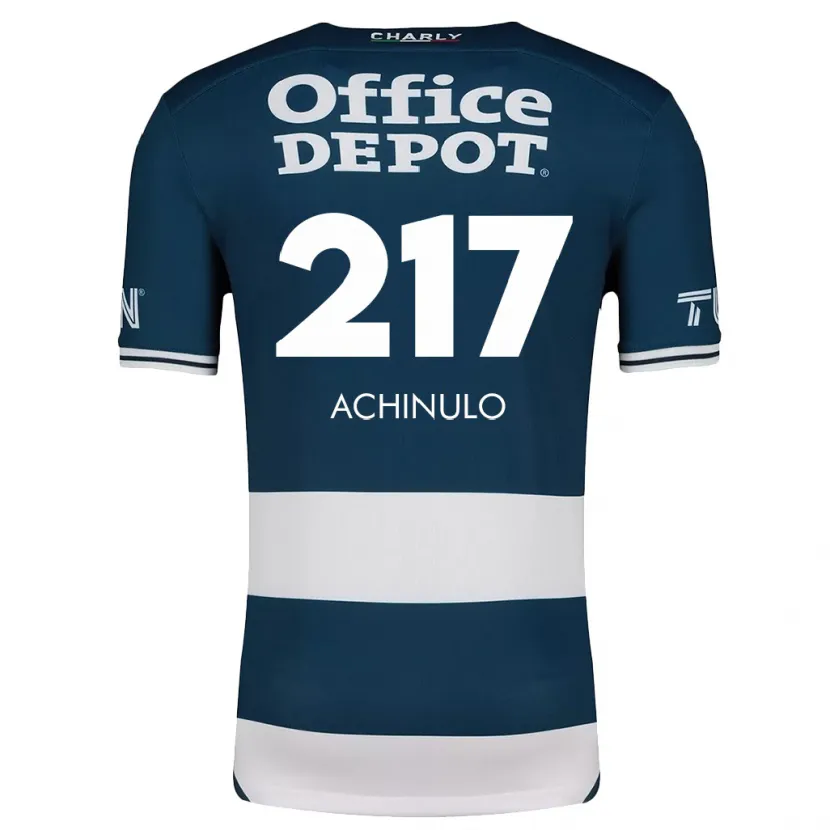 Danxen Kid Princewill Achinulo #217 Blue White Home Jersey 2024/25 T-Shirt