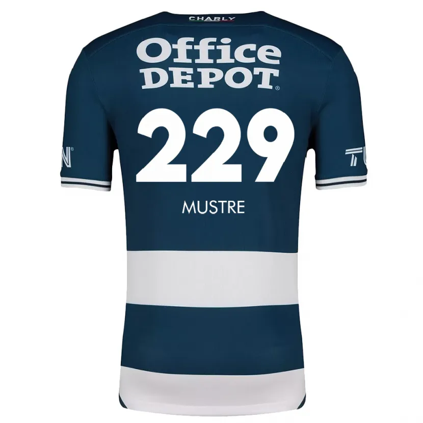 Danxen Kid Eduardo Mustre #229 Blue White Home Jersey 2024/25 T-Shirt