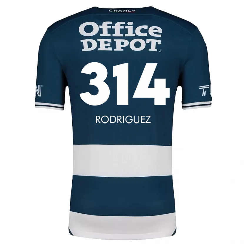 Danxen Kid Alan Rodríguez #314 Blue White Home Jersey 2024/25 T-Shirt