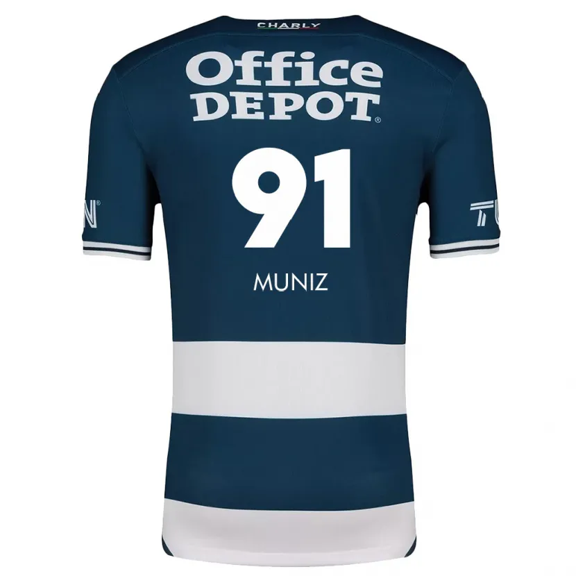 Danxen Kid Brandon Muñiz #91 Blue White Home Jersey 2024/25 T-Shirt