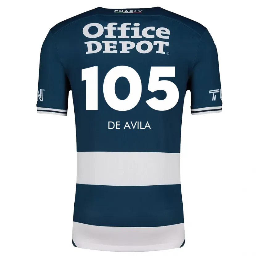 Danxen Kid José De Ávila #105 Blue White Home Jersey 2024/25 T-Shirt