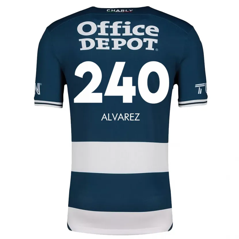 Danxen Kid Gael Álvarez #240 Blue White Home Jersey 2024/25 T-Shirt