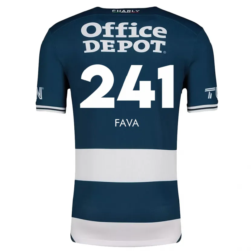 Danxen Kid Marco Fava #241 Blue White Home Jersey 2024/25 T-Shirt